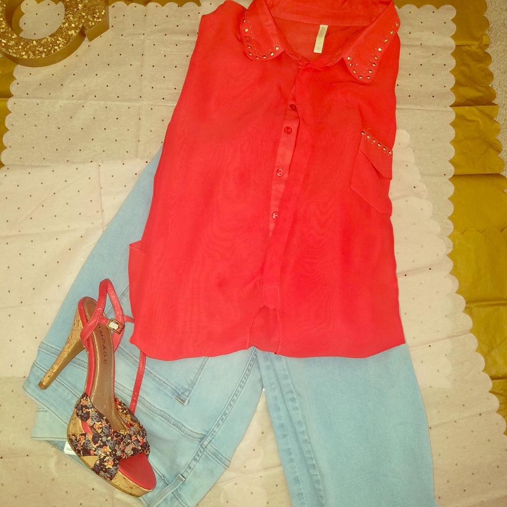 Sheer blouse